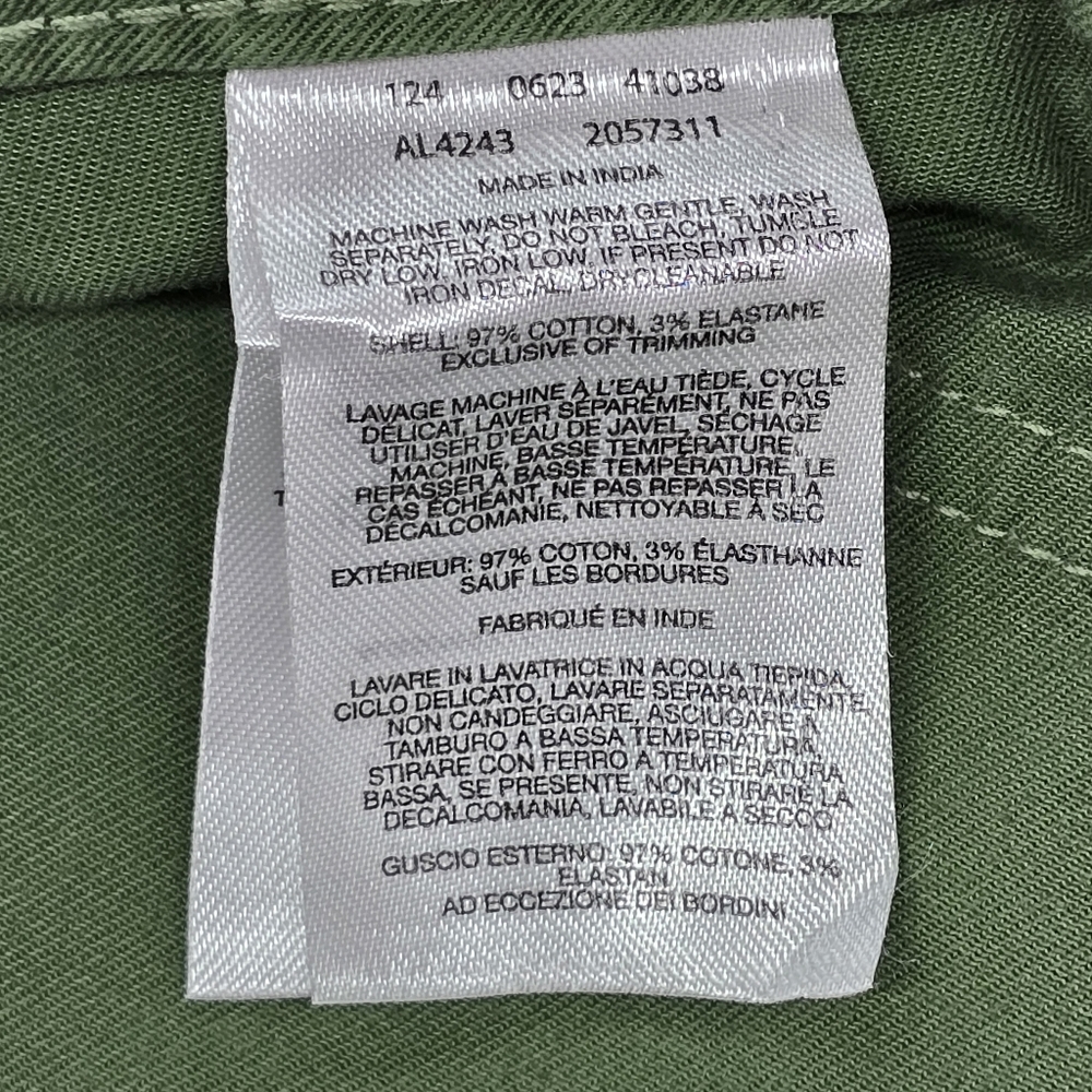 Columbia Green Cotton Blend Button Fly Pants - Picture 7 of 12
